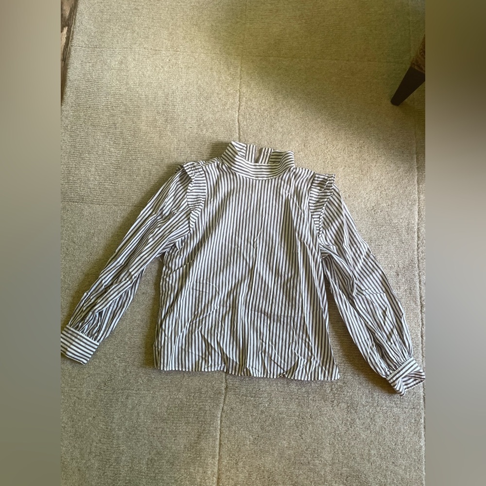 Everlane striped blouse